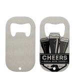 Sublimation Blank Bottle Opener Stainless Steel Beer Bottle Opener Anti