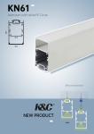 OEM 35*55mm Up And Down Lighting LED Profile 6063 alloy aluminum