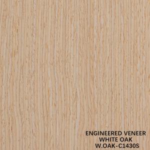 Quality Straight Grain Wood Veneer White Oak 1430S For Door 0.15-0.6mm wholesale