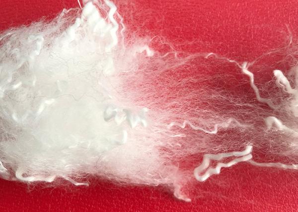 4d X 51mm Low Melt Polyester Staple Fiber Black And White Friction Resistant