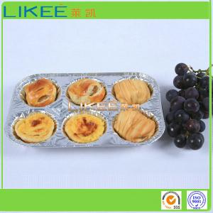 Quality Wrinkle Wall 660ml Disposable Aluminium Foil Container Light Weight wholesale