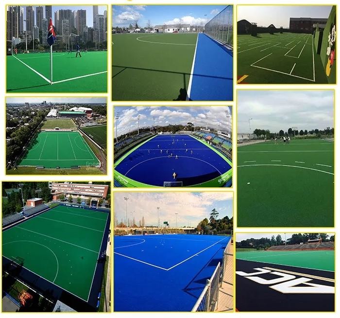 45 - 60mm Football Artificial Turf Brushing Grass Production Line