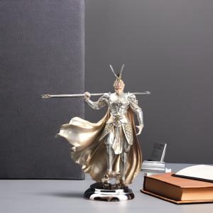 Quality Ornaments Black Mythology Wukong Golden Hoop Desktop Figure Monkey King vs Buddha TV Cabinet Decor wholesale