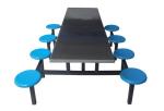fiberglass or FRP dining table with round stool