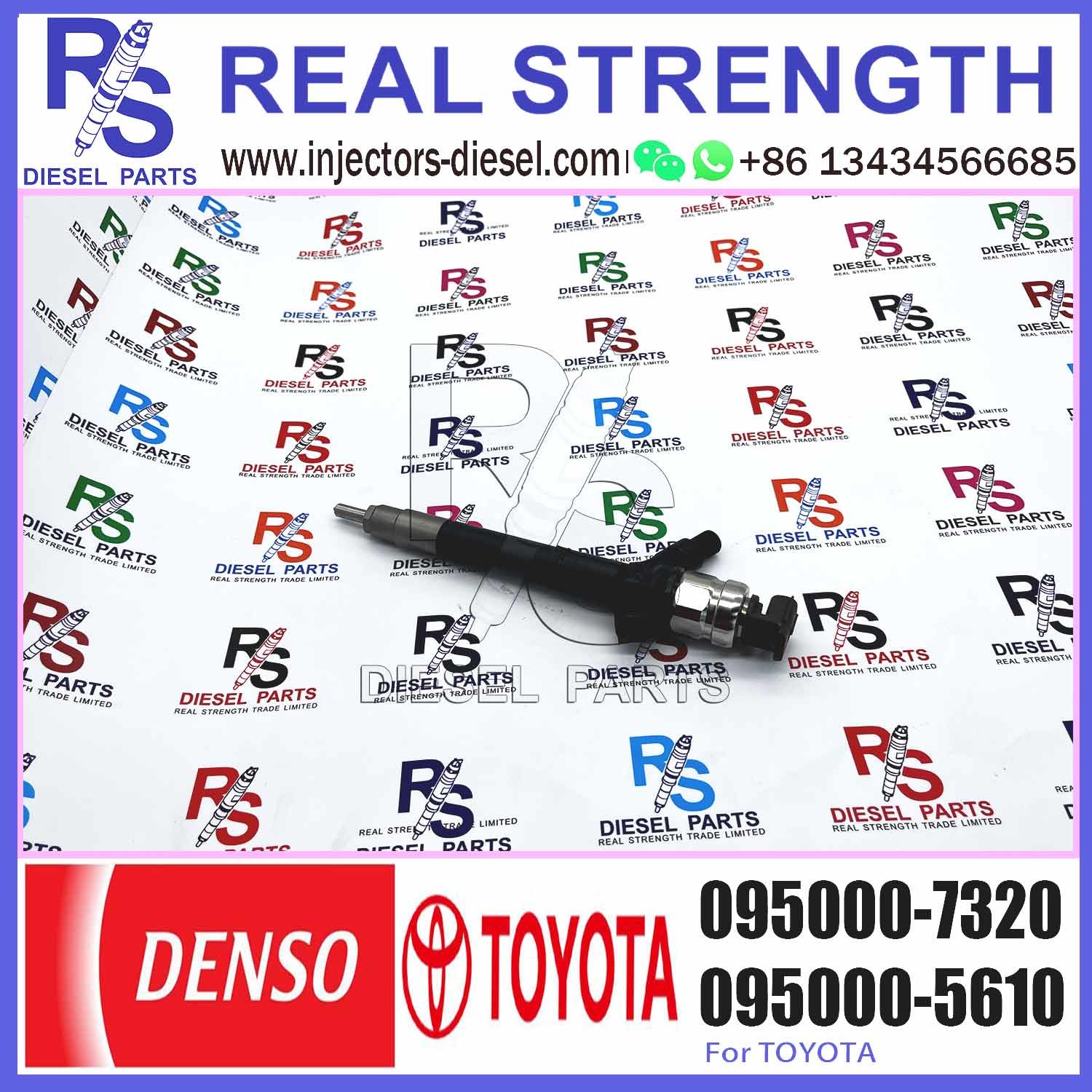 Diesel Fuel Injector 095000-7320 Common Rail Injection Nozzle 23670-0R130 For Toyota 1AD-FTV 2AD-FTV