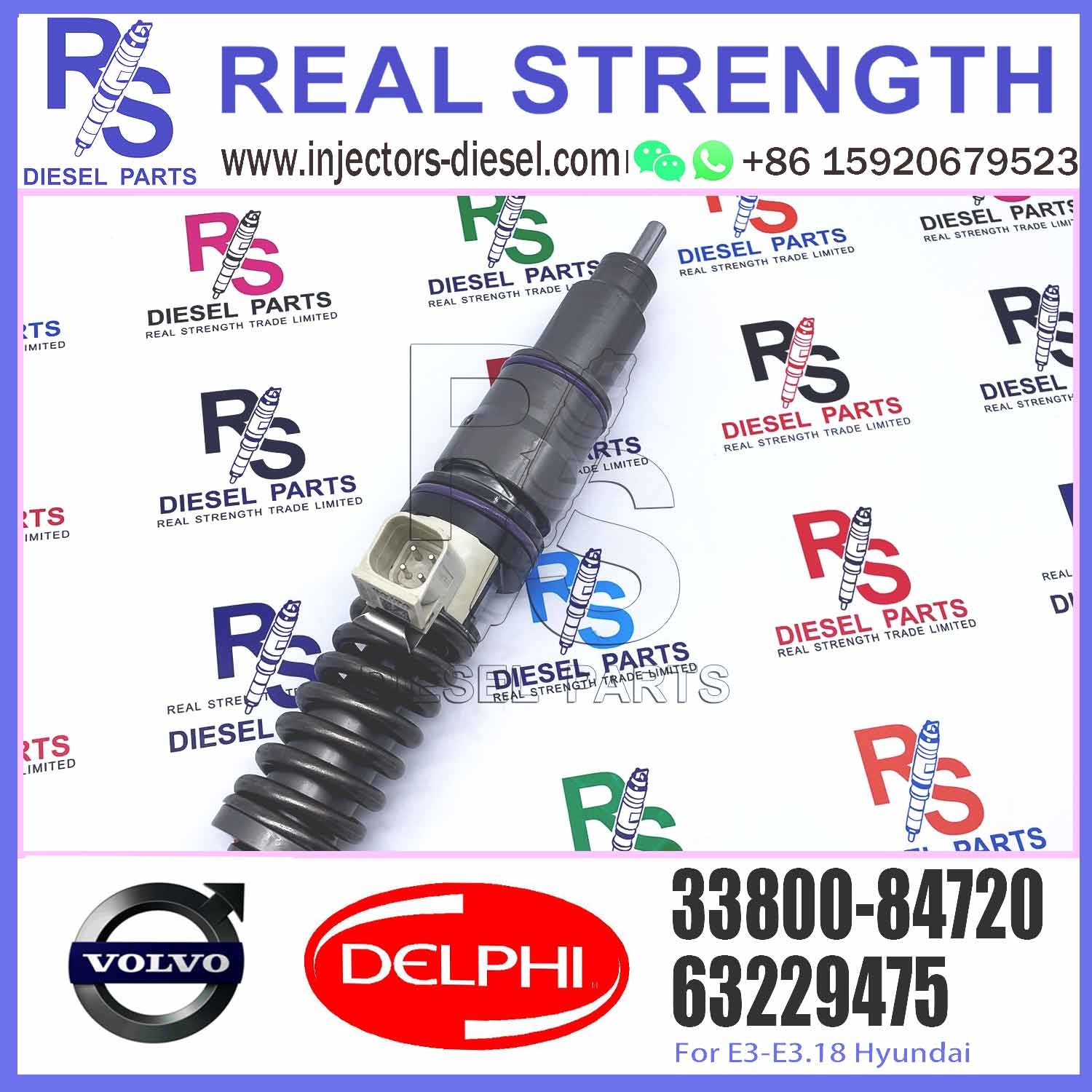 63229476 Diesel Fuel Injector 63229475 33800-82700 63229476 33800-84720 63229467 33800-84830 63229473 63229474