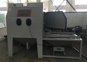 Quality Trolley Cart / Turntable Suction Blast Cabinet 1000mm * 1000mm * 800mm Working Chamber wholesale