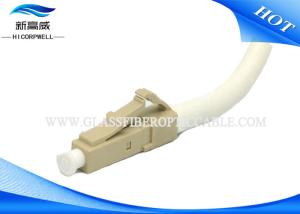 Quality Optic 45 Degree Boot MM LC Quick Connector , Duplex Fiber Cable Connectors wholesale