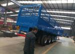 Condition 3/4 Axle Fence Trailer Truck Cargo Semi Trailer 12/16 Tires