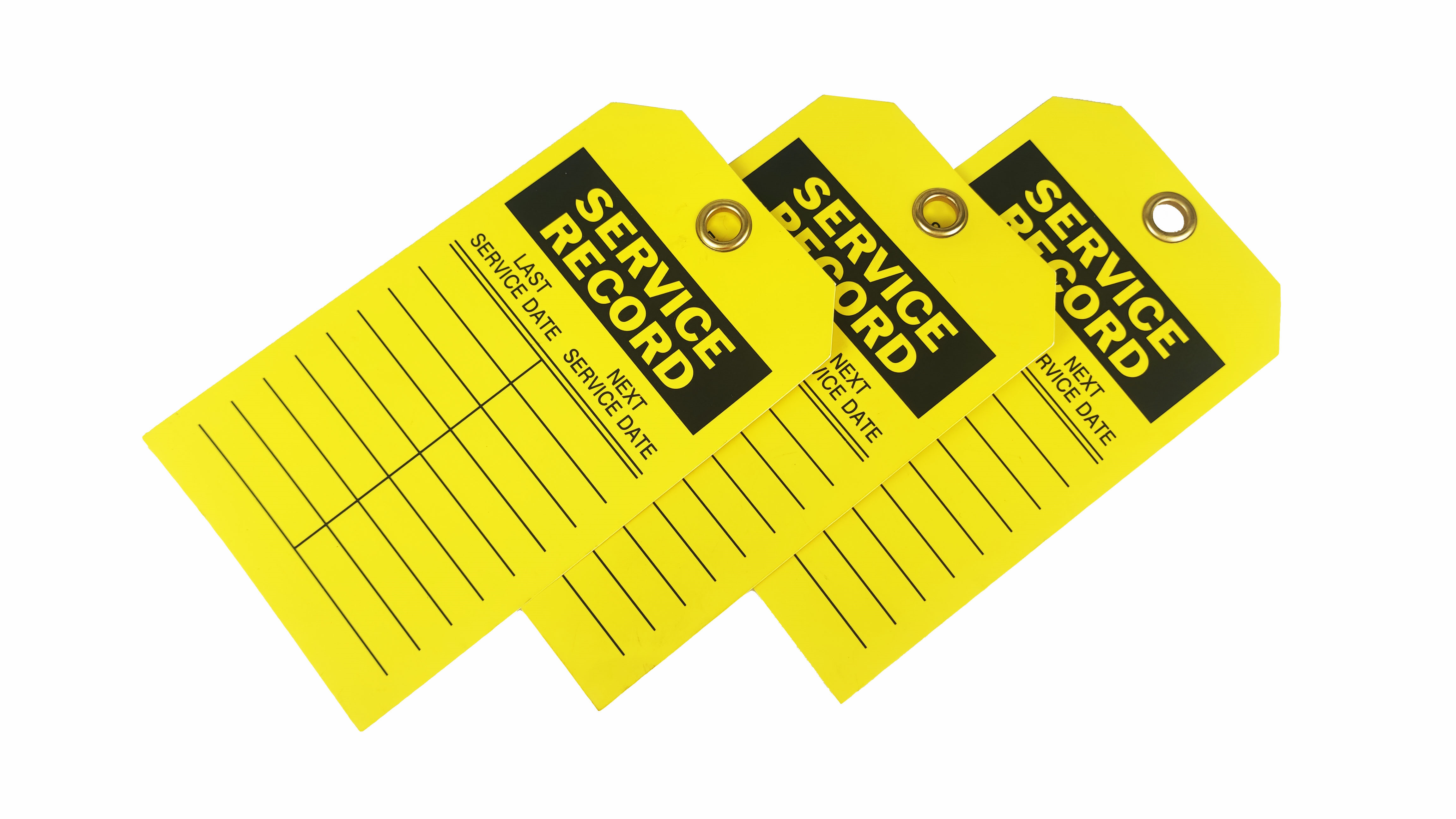 Industrial Plastic Safety Tag Customized Waterproof Plastic Material