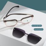 Butterfly Frame Clip On Magnetic Glasses Blue Light Blocking Sunglasses