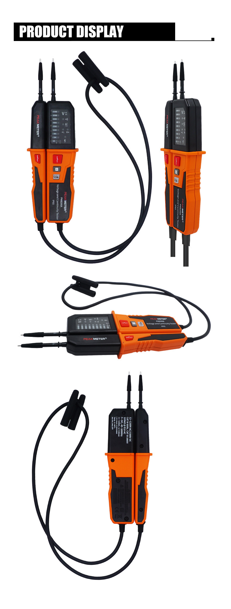 Auto-Range RCD Testing Voltage Detector for High Accuracy Measurement in 3-Phase Circuits