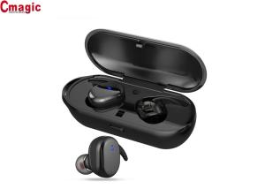 Quality Black Binaural Mobile Phone Bluetooth Earpiece , Wireless Bluetooth Headset HD Stereo wholesale