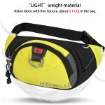 MingLu Nylon Sports Waterproof Waist Bag Running Waist Pack Wear Resistance