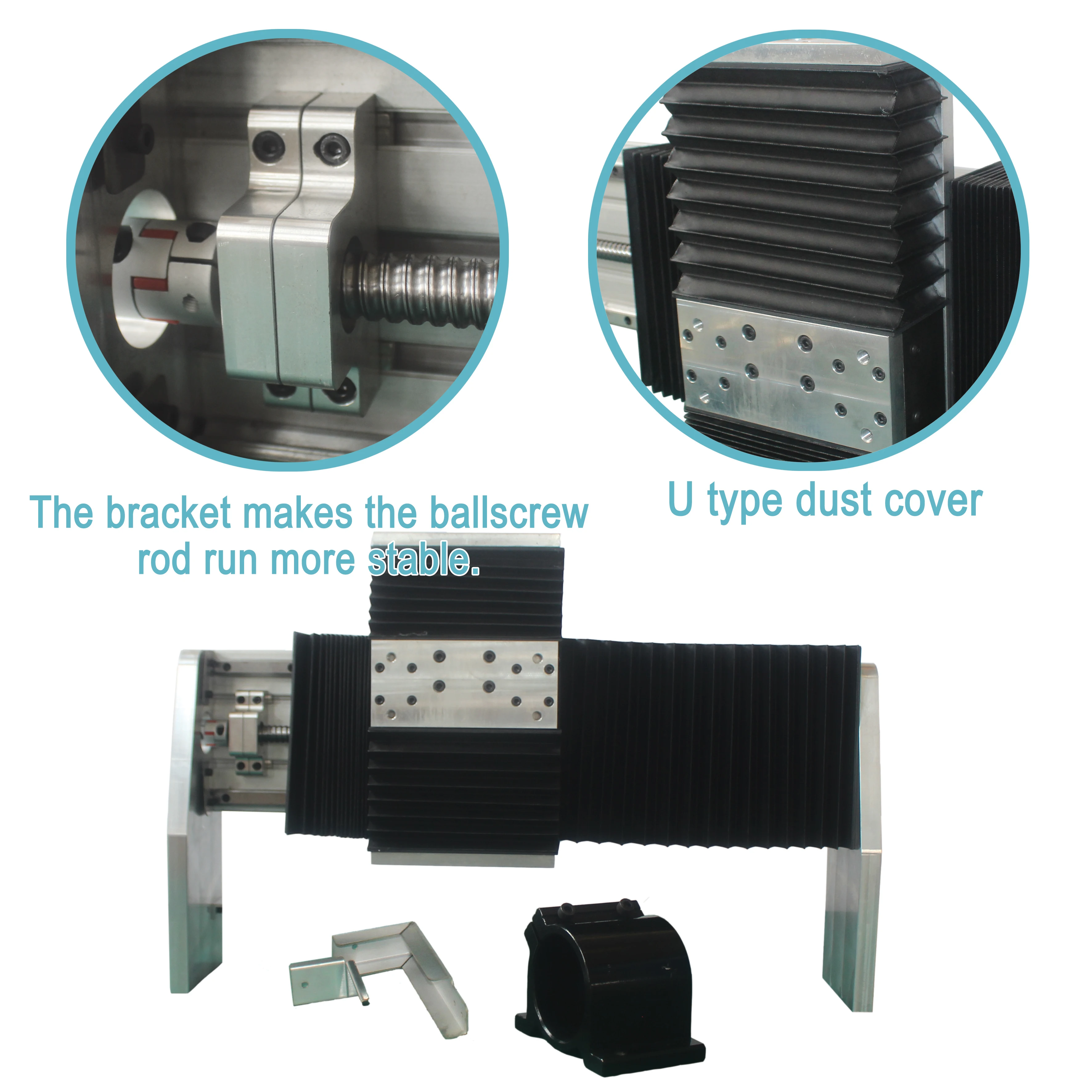 Aluminum Frame 6040 CNC Engraving Machine With Dust Cover 80mm Clamp