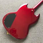 Custom SG Electric Guitar with Metal Red Color