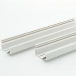 White Plastic PVC Profile Building Construction Flexible Profiles Extrusion