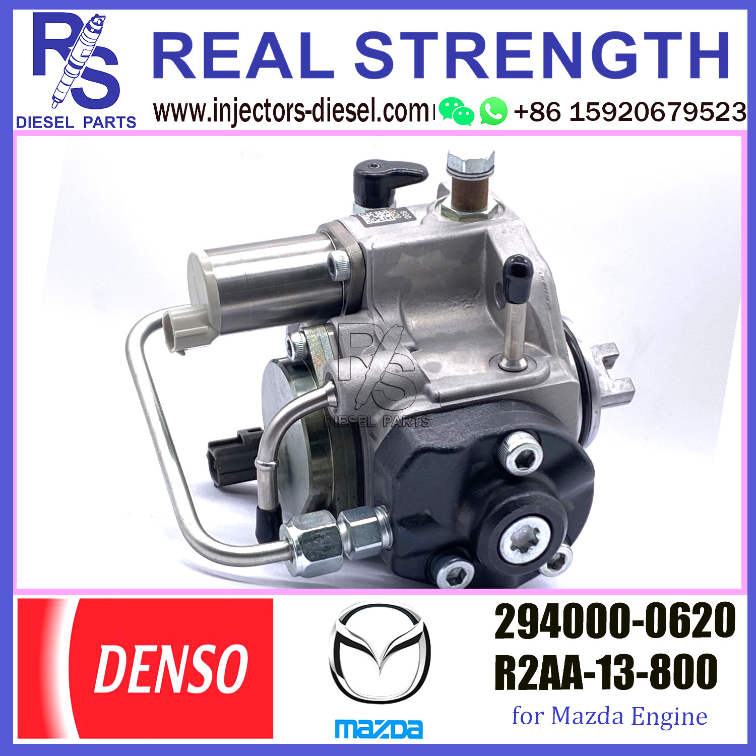 DENSO 294000-0620 R2AA-13-800 Common Rail Diesel Pump 294000-0620 for Mazda engine R2AA13800