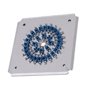 Quality 32 Port SC / PC Connector Fiber Optic Polishing Plate Stainless Steel S136 wholesale