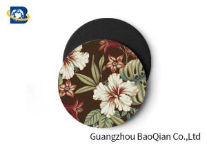 Quality Vivid Depth Effect 3D Floral Lenticular Coasters PET/ EVA Material Customized Size wholesale