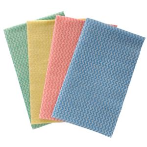 Quality Lightweight Disposable Cloth Rags , 38gsm Disposable Bathroom Cleaning Wipes wholesale