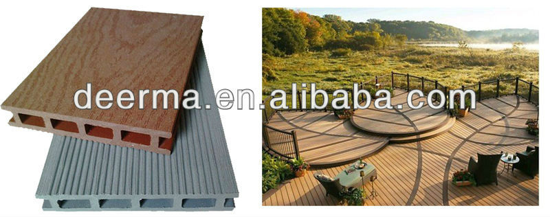 260kw Wood Plastic Extrusion Line 200kg/H - 500kg/H WPC Decking Production Line