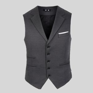 Quality 100% Polyester Men's Fashion Vest match the Suits wholesale