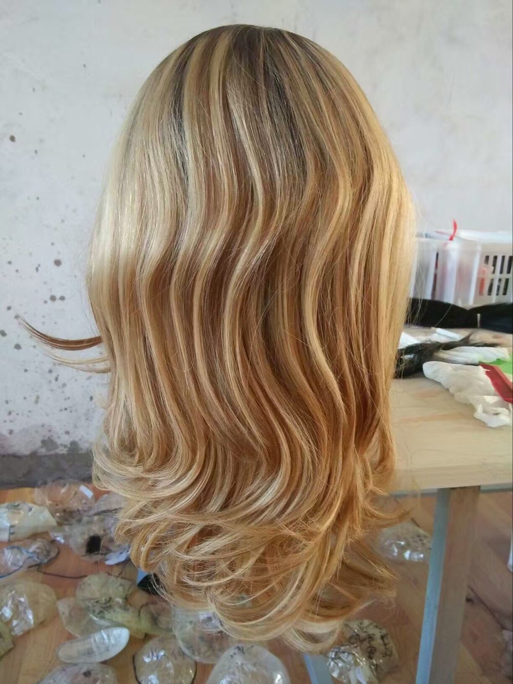 Factor Price Perfect Quality European Virgin Human Hair Jewish Wigs Ombre Color
