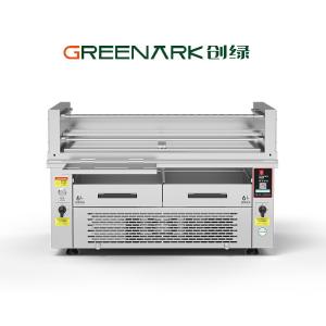 Quality 800°C Commercial BBQ Grill | Dual-Zone Searing &amp; Space-Saving Design wholesale