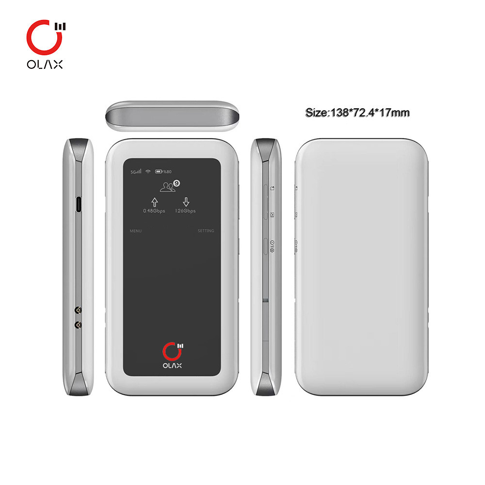 OLAX MQ46 5G eSIM vSIM card mobile wifi router Portable 5G LTE wireless Pocket wifi router for outdoor with sim card sol