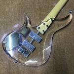 High quality LED light acrylic electric guitar rosewood fingerboard, free