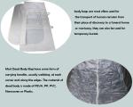 Mortuary Disaster Hospital Disposable Body Bag Leakproof With PEVA Material