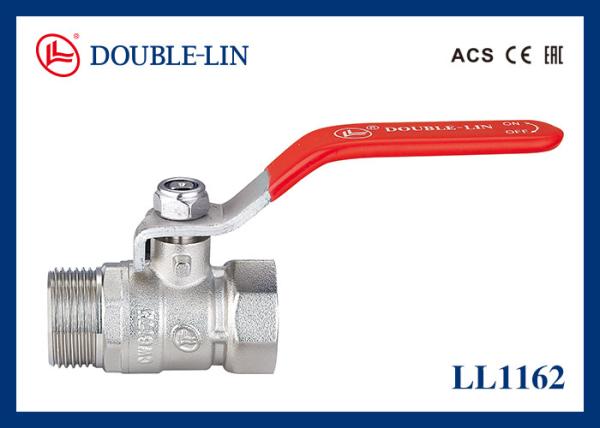 1/2 " To 4 " Male X Female Reduced Flow 16 Bar Brass Ball Valve With Flat Lever