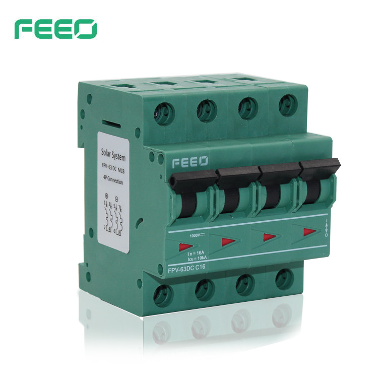Dc Mcb Mini Circuit Breaker Pv 1p 250A Overcurrent Protection For Solar