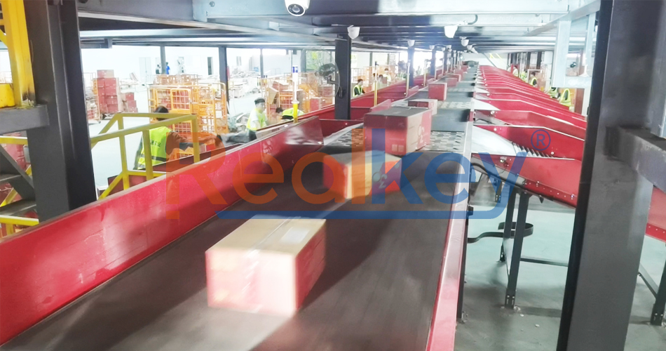 High Load Capacities Swivel Wheel Sorter Logistic Sorter Low Maintenance Reuirements