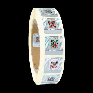 Quality Custom Logo Design Holographic Sticker Vinyl Anti Counterfeit NFC Label wholesale