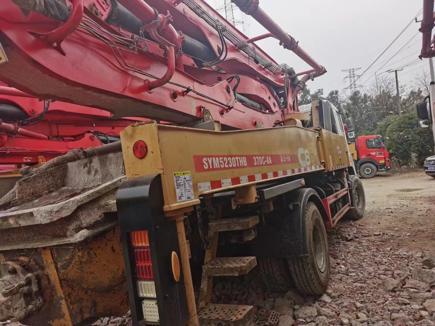 2019year SANY Concrete Pump Mixer Truck Used 37M SYM5230THB 370C-8A