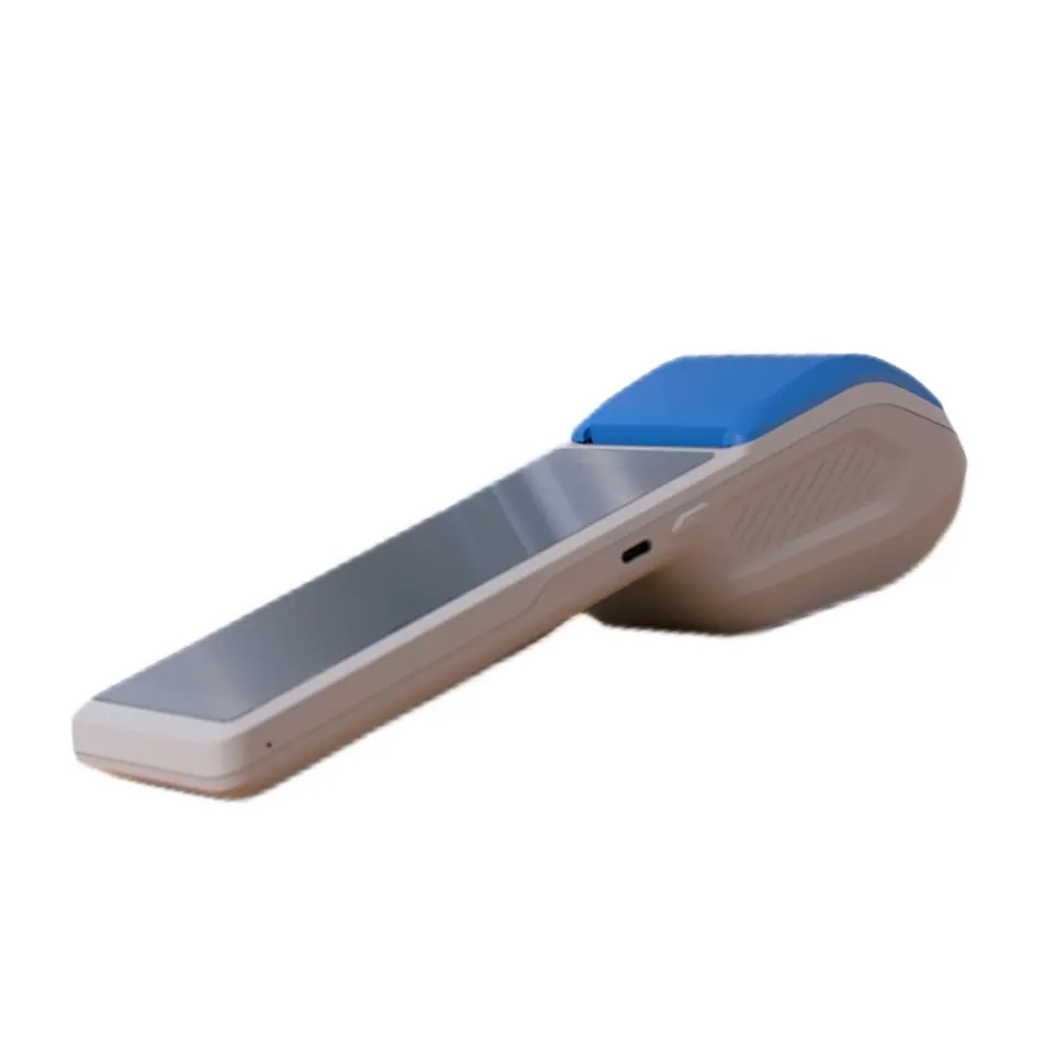 1/2GB RAM Mobile POS Android Terminal with Restaurant POS Software and Built-in Receipt Printer