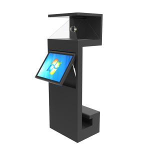 Quality 19 Inch Advertising Interactive 3D Hologram Screen 270 Degree Adjustable LED Light wholesale
