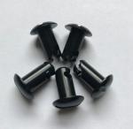 Universal 0.500" BLACK ALUM. QUICK TURN DZUS FASTENERS DOME HEAD BUTTONS/STUDS