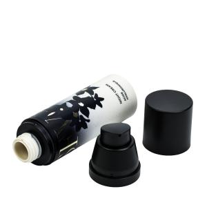 Quality PET 50ml Cosmetic Lotion Bottle High Quality Airless Pump Bottle Hot Stamping Surface Coating Process wholesale