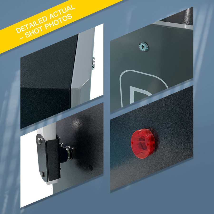 HCW waterproof Automatic Parking Barrier Gate Wireless Sensor Access Control Boom Barrier