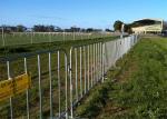 Zinc Coated Steel Pedestrian Crowd Control Barriers For Sport Ground