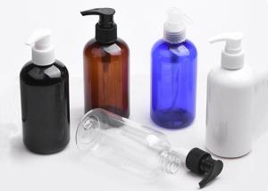 Quality 250ml clear amber black Cosmetic Plastic Lotion Bottle For skincare product wholesale