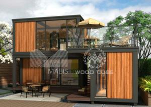 Quality Prefabricated Container Coffee Shop Light Steel Structure Long Life Time wholesale