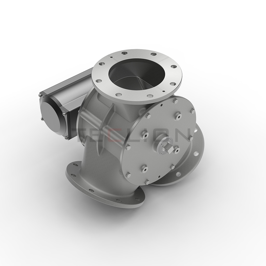Carbon Steel Conveying Pneumatic Diverter Valve ODM