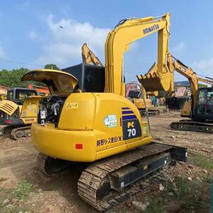 Quality 7ton Used Komatsu Pc70 Crawler Excavators In Good Condition wholesale