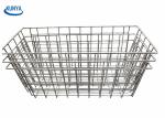Sliding SUS304 Chicken 1.0mm Basket Woven Grille Steel Mesh