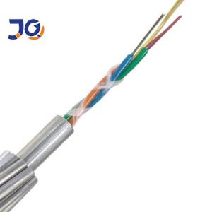 Quality Armored G652d OPGW 24 Core Single Mode Fiber Optic Cable wholesale