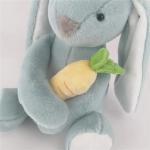 Easter Gift Stuffed Animal Toy Bunny Holding A Carrot Soft Lovely Long Ears